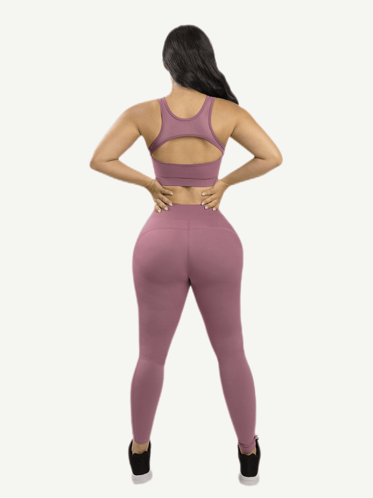 Wholesale Yoga Pants With See-through Tulle Splicing