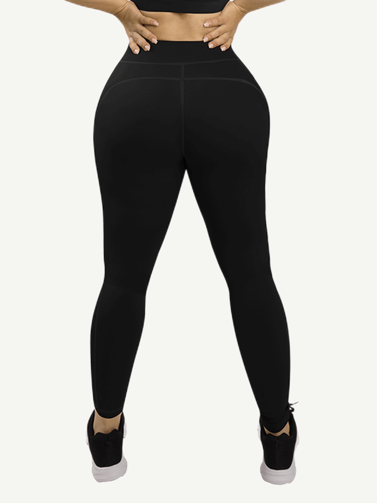 Wholesale Yoga Pants With See-through Tulle Splicing