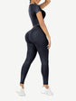 Wholesale Short Sleeves High Waist Yoga Suits For Fitness Moisture Wicking